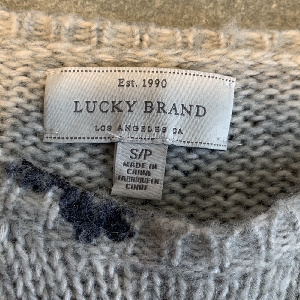 Lucky Brand floral sweater size Small - Picture 4 of 7